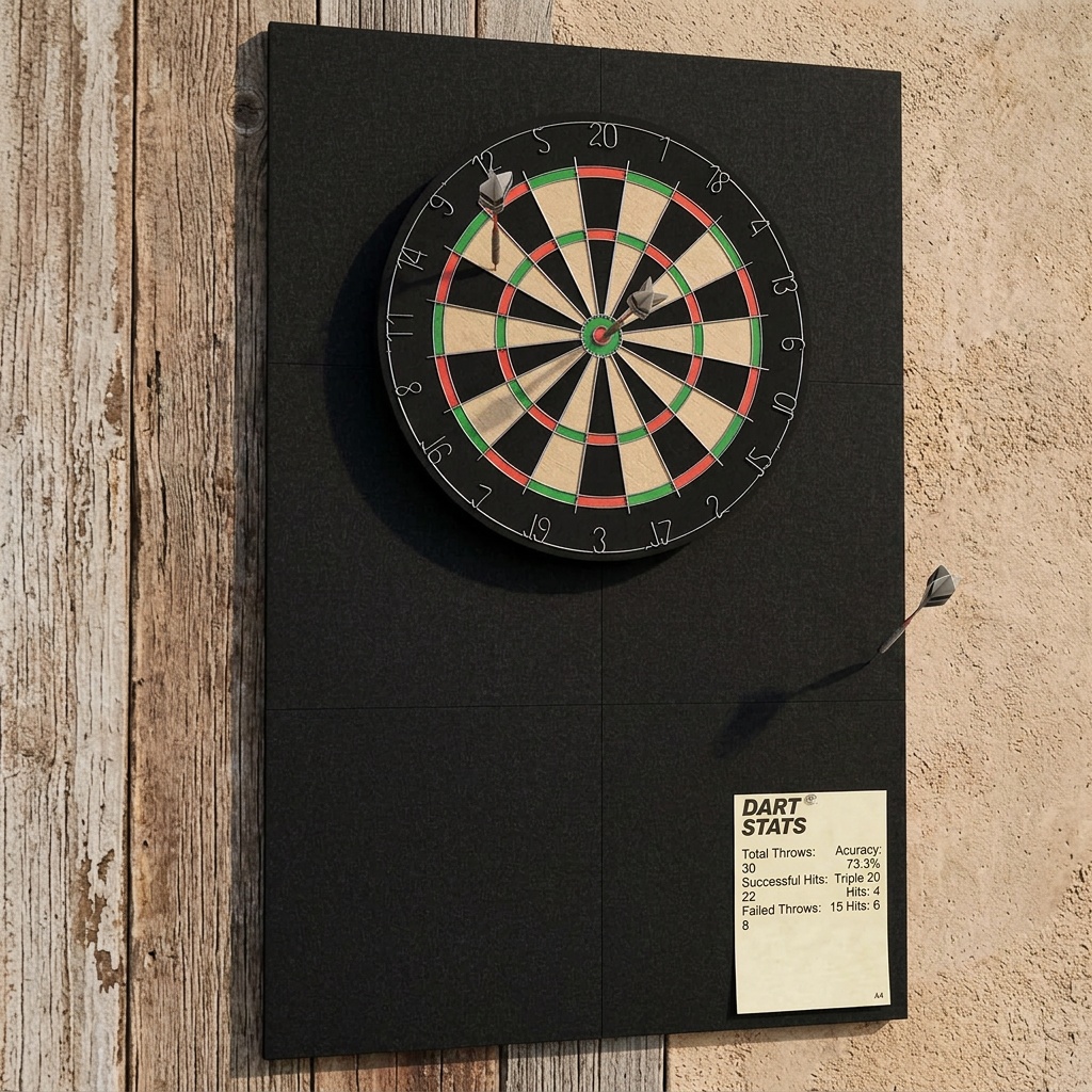 Felt Dart Target Wall Protector Backboard